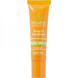 Hempz Yuzu & Starfruit Daily Herbal Broad Spectrum SPF 15 Moisturizing Lip Balm