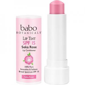 Sheer Lip Tint Conditioner SPF 15 Seka Rose Mineral Sunscreen Lip Balm