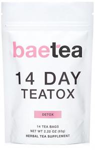 Baetea 14 Day Teatox Detox Herbal Tea Supplement