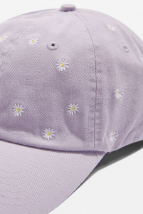 Daisy Embroidered Cap