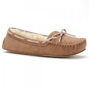 SO Women's Microsuede Moccasin Slippers