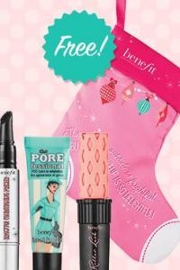 Buy 3 Minis, Get a 4th FREE + FREE Limited Edition Stocking @Benefit Cosmetics