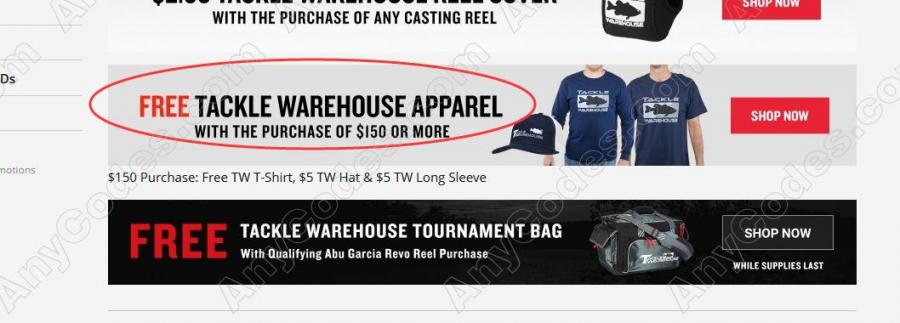 Tackle Warehouse Coupon August Promo Code 2019 by AnyCodes